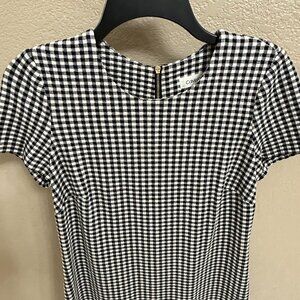 Checkered plaid Calvin Klein dress